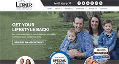 Desktop Screenshot of lernerfamilychiropractic.com